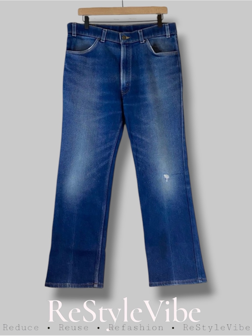 LEVI’S Men’s Size 36x29 Denim Jeans BLUE TAB Vintage Stretch Fit Skosh Stretch